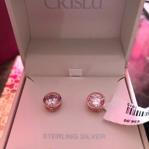 Crislu Sterling Silver Earrings